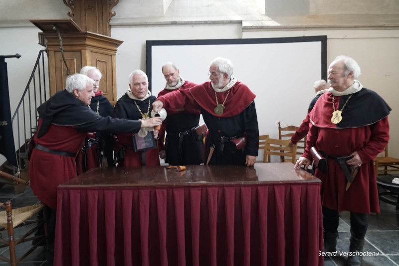 Gebroeders van Limburg festival, vergadering in de Stevenskerk, Wim. Nijmegen, 28-8-2017 .