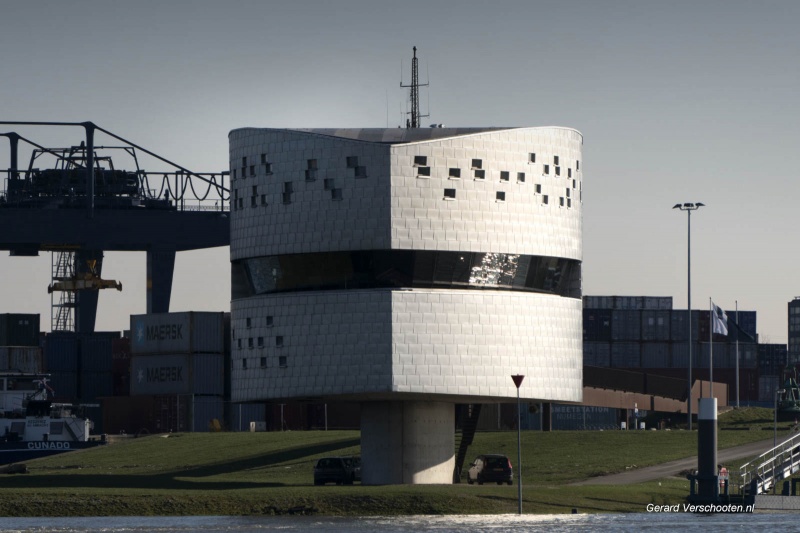 Rijkswaterstaat post aan de waal. Nijmegen, 7-2-2018 .