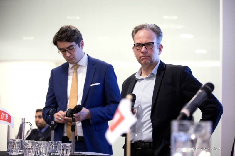 Gelderlander lijsttrekkerdebat ivm verkiezingen in het gemeentehuis . Nijmegen, 15-3-2018 .