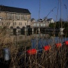 \"Nijmegen, 16-3-2012 . Hollands Duits gemaal. begin ooij\"