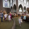 \"Nijmegen, 17-6-2012 . Feestelijke viering  95 jarig bestaan van de Antonius van Paduakerk aan de Groesbeekseweg, parochie, kerk,mis\"