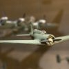 \"Groesbeek, 8-10-2012 . dgfoto: Chris Schutte schonk 800 modelvliegtuigjes aan het Bevrijdingsmuseum\"
