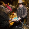 \"Nijmegen, 15-11-2012 . student Freek doet vrijwilligerswerk bij project dat zwervers te eten geeft. Vanuit de Onderbroek. Vox.\"