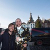 \"Nijmegen, 6-12-2012 . dgfoto:  Giel Beelen en Serious Request op de Grote Markt met Ronnie Ruisdael, mensen die van alles geven\"