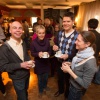 \"Sfeerfoto van netwerkbijeenkomst Open Coffee met Dukenburgse ondernemers. In ieder geval op foto: Michiel Klaarwater (oprichter en organisator en kortharig...). . Nijmegen, 21-2-2013 . dgfoto.\"