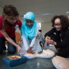 \"Jonge kinderen krijgen AED-training
Symfoniestraat 210.. Nijmegen, 7-3-2013 . dgfoto.\"