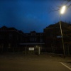 \"Verpleeghuis Margriet, voor het eerst in 125 jaar helemaal donker. Nijmegen, 9-4-2013 . dgfoto.\"