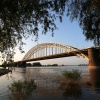 Waalkade, Waalbrug, Velorama visser. Nijmegen, 9-7-2013 . dgfoto.