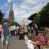 batenburgse dag (grote zomermarkt. Batenburg. Met paling en ezels , 28-7-2013 . dgfoto.