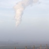 Rook van de Electriciteitscentrale. Nijmegen, 3-12-2013 . dgfoto.