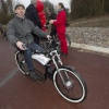 Opening fietstunnel onder de A15, Bemmel, 9-12-2013 .Gloed.