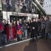 Jac Splinter levert de lijsten van de Creatieve Partij Nijmegen in bij de Stadswinkel. Nijmegen, 3-2-2014 . dgfoto.