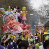 Carnavalsoptocht in Beek. Nijmegen, 3-3-2014 . dgfoto.