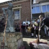 Herdenking van 440 jaar Slag om de Mookerheide. Onthulling van plaquettedoor gouverneur van de koning, Mook, 14-4-2014 . dgfoto.