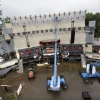 Opbouw van Emporium op de Berendonck, Wijchen, 29-5-2014 . dgfoto.