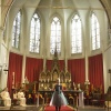amira bij carnavalsmis iin petrus-canisiuskerk in molenstraat nijmegen. Nijmegen, 15-2-2015 . dgfoto.