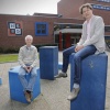 NSG, 2 docenten 40 jaar in dienst. Nijmegen, 23-4-2015 . dgfoto.