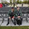 canadese militaire begraafplaats. Dodenherdenking. 70 jaar bevrijdt  door Canadese veteranen, Groesbeek 3-5-2015 . dgfoto.