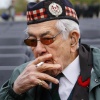 canadese militaire begraafplaats. Dodenherdenking. 70 jaar bevrijdt  door Canadese veteranen, Groesbeek 3-5-2015 . dgfoto.