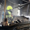 schade na brand autosloperij Hogelandseweg. Nijmegen, 17-11-2016 .