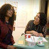 Sylvana Simons met artikel1 partij op campagne bij het Roze Huis. Nijmegen, 5-3-2017 .