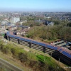 studentenflat Hoogveld met de drone. Nijmegen, 10-3-2017 .