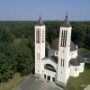 Drone, Cenakelkerk. Nijmegen, 12-9-2017 .