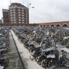 Alle fietsen hadden wegens onderhoud al weg moeten zijn van de fietsenstlling bij het station. Midden in de vakantie gaat de Afac morgen de fietsen weghalen. Nijmegen, 1-5-2018 .