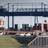 Container terminal. Nijmegen, 7-2-2018 .