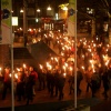 \"Nijmegen, 06-01-2005.
Marienburgkapel, Nijmegen 2000,Fakkeloptocht  met burgemeester
Red. Rijk van Nijmegen
foto: Gerard Verschooten ?  
06-01-2005\"