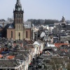 \"Nijmegen, 04-04-2005.
Hezelstraat vanaf Waelhave en st. Stevenskerktoren
foto: Gerard Verschooten ? FC\"