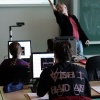 \"Nijmegen, 12-03-2005.De Einstein Code\', een masterclass voor studenten Havo en VW. RU. Huygensgebouwfoto: Gerard Verschooten ?  14-03-2005\"