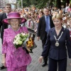 \"Nijmegen, 03-06-2005, 
Koningin bij Valkhofmuseum
foto: Gerard Verschooten ? FC\"