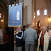 \"Lourdesgangers in Damianuskerk Groesbeek\"