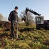 "De Explosive Clearance Group zoekt 
munitie / explosieven uit WOII op plek waar molen herbouwd moet worden (op de
thornsestraat tussen persingen en leuth). en oude Grenspalen"