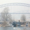 \"Winters weer, wandelen in de Ooij met Walbrug\"