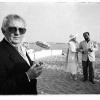 \"89088
1989:Cannes, Filmfestival, Hugo Claus en Sylvia Kristel met haar vriendje van de dag\"