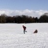 \"Sneeuwpret, sleeë® in Goffertpark\"