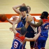 \"Wildcats basketballer Ralph van den Bosch in actie\"