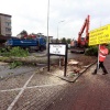 \"Nijmegen, 25-8-2009 . Bomenkap aan Hatersteweg thv Grootstalelaan. Alle bomen gaan om.
\"