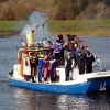 \"Sinterklaasintocht,  sinterklaas komt met de boot naar Heteren\"