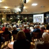 \"Nijmegen, 27-01-2010 . Oost ontmoet oost, bijeenkomst voor bewoners Nijmegen Oost in Canisiuscollege, met rondleiding in st. Stefanuskerk\"