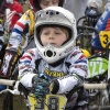 \"Wijchen, 04-04-10: Op het terrein van Wycroos in Wijchen strijden jonge kinderen vandaag om het districtkampioenschap fietscross\"