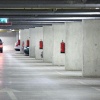 \"Nijmegen, 20-4-2010 . Parkeergarage onder nieuwbouw Dobbelman complex staat erg leeg.\"