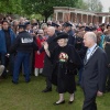 \"Groesbeek, 3-5-2010 . Koningin bezoekt Canadese oorlogsbegraafplaats ivm herdenking. met o.a Prick ea.\"