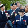 \"Groesbeek, 3-5-2010 . Koningin bezoekt Canadese oorlogsbegraafplaats ivm herdenking. met o.a Prick ea.\"