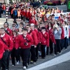 \"Groesbeek, 4-5-2010, 1700 Canadese jongeren lopen van centrum naar begraafplaats ivm 65 ste herdenking.\"