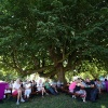 \"Nijmegen, 19-7-2010 . Zomerfeesten, Vierdaagse
wandelaars op de Wedren\"