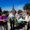 \"Kekerdom, chinese delegatie die Millingerwaard bezoekt , Wilderniscafe\"