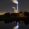 \"Weurt, Electrabelcentrale by night. Electriciteitscentrale\"